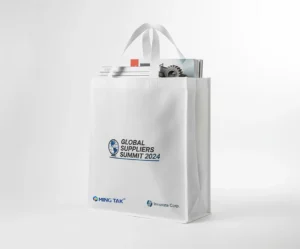 Mingtak Non-Woven Box Shopping Bag Mingtak Non-Woven Box Shopping Bag 3D Design for B2B Retail
