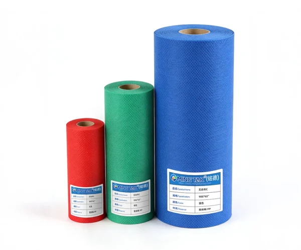 Mingtak Spunbond Non-woven Fabric roll for membrane backing and lamination substrate