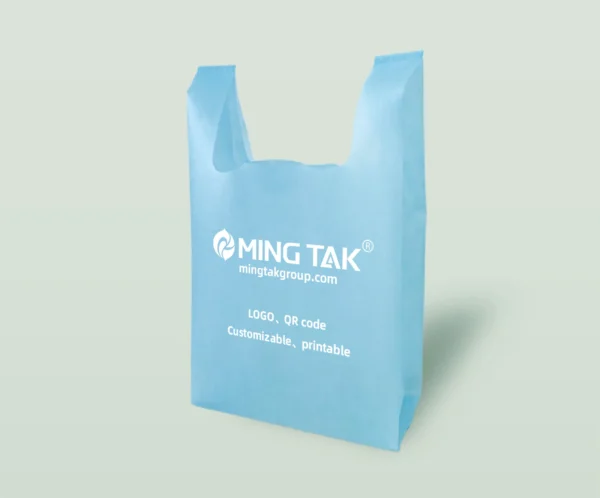 Mingtak Non-woven Vest Shopping Bag eco-friendly supermarket packaging